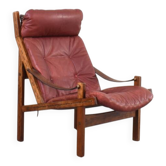 Mid-Century Hunter Lounge Chair by Torbjørn Afdal for Bruksbo, 1960s.