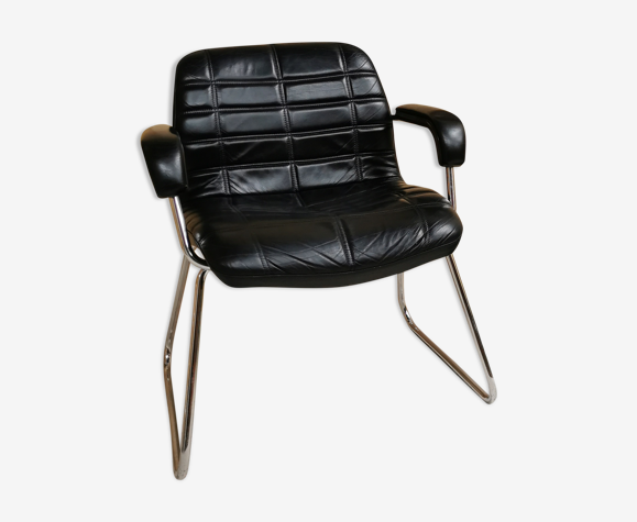 Fauteuil en cuir