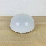 Vintage half-sphere opaline ball wall light