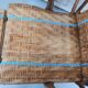 Armchair Sunbathing in wicker rattan wood lounger blue features