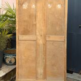 Vintage wooden wardrobe from 1940.
