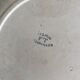 Round ironstone dish Badonviller "Jasmin" butterfly