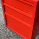 Prisunic 1970 metal trolley and box