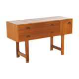 Commode basse en teck, Suède, 1960