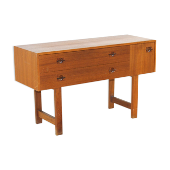 Commode basse en teck, Suède, 1960