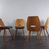 Set 4 chaises Lollipops, design Jiràk, 1960s