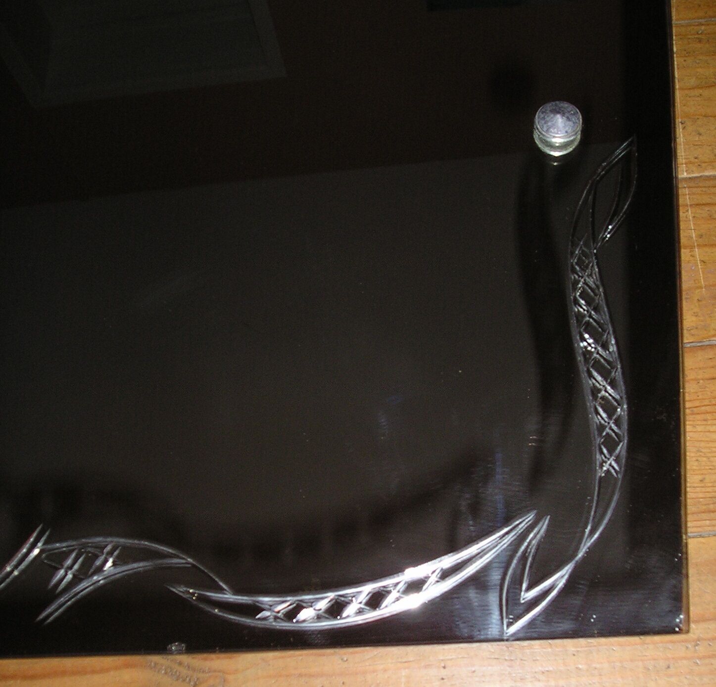 Vintage mirror 50s size 45x69cm