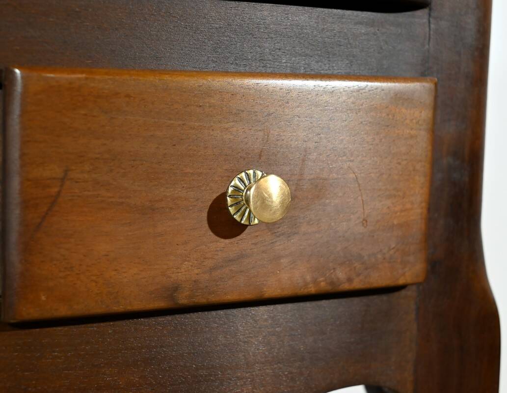 Small Walnut Living Room Table, Louis XV style – 1st Part 20th