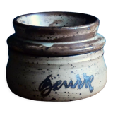 Beurrier à eau en grès pyrité artisanal
