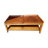 Bamboo teak puzzle coffee table