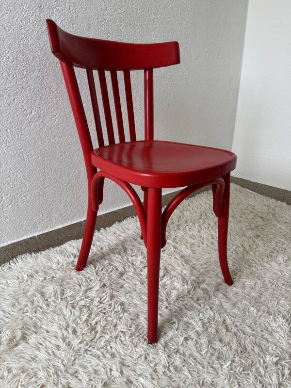 Chaise bistrot bois courbé années 50 Algérie