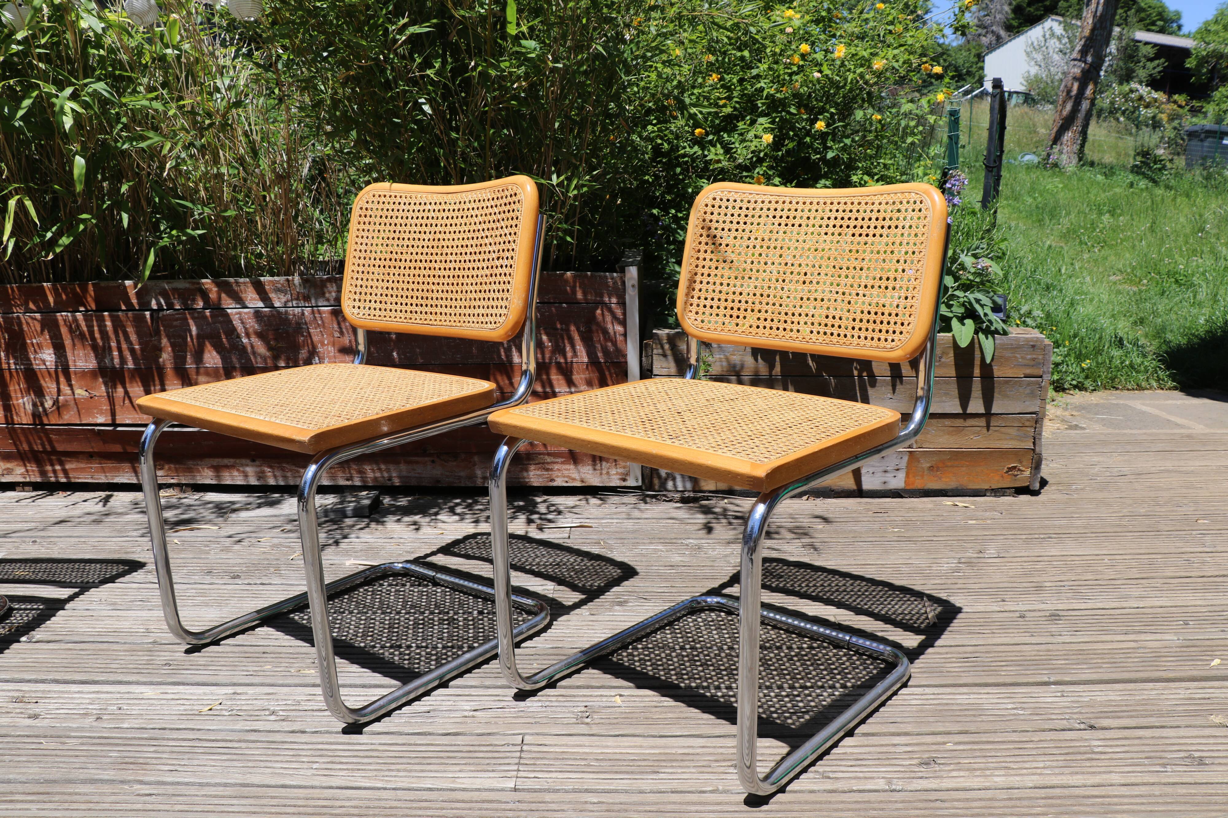 Chaise B32 Cesca de Marcel Breuer