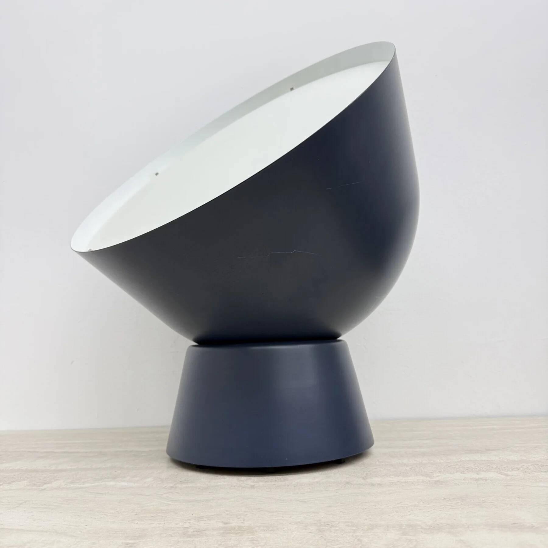 Swedish blue metal floor lamp by Ola Wihlborg for Ikea, 2000s