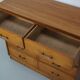 Dutch Industrial Beech Apothecary Cabinet, Mid-20th Century