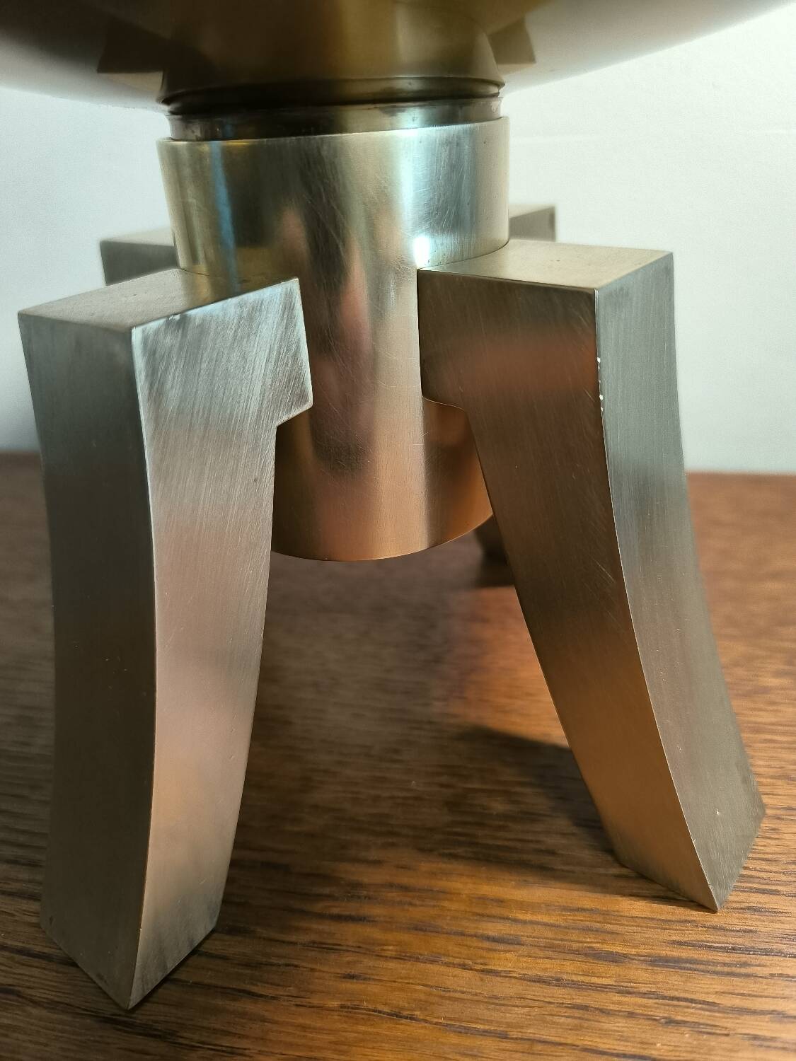 Modernist bronze candlestick circa 1965