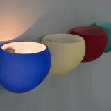 Set of Four Leucos Golf P 1 Wall Lights by Toso & Massari