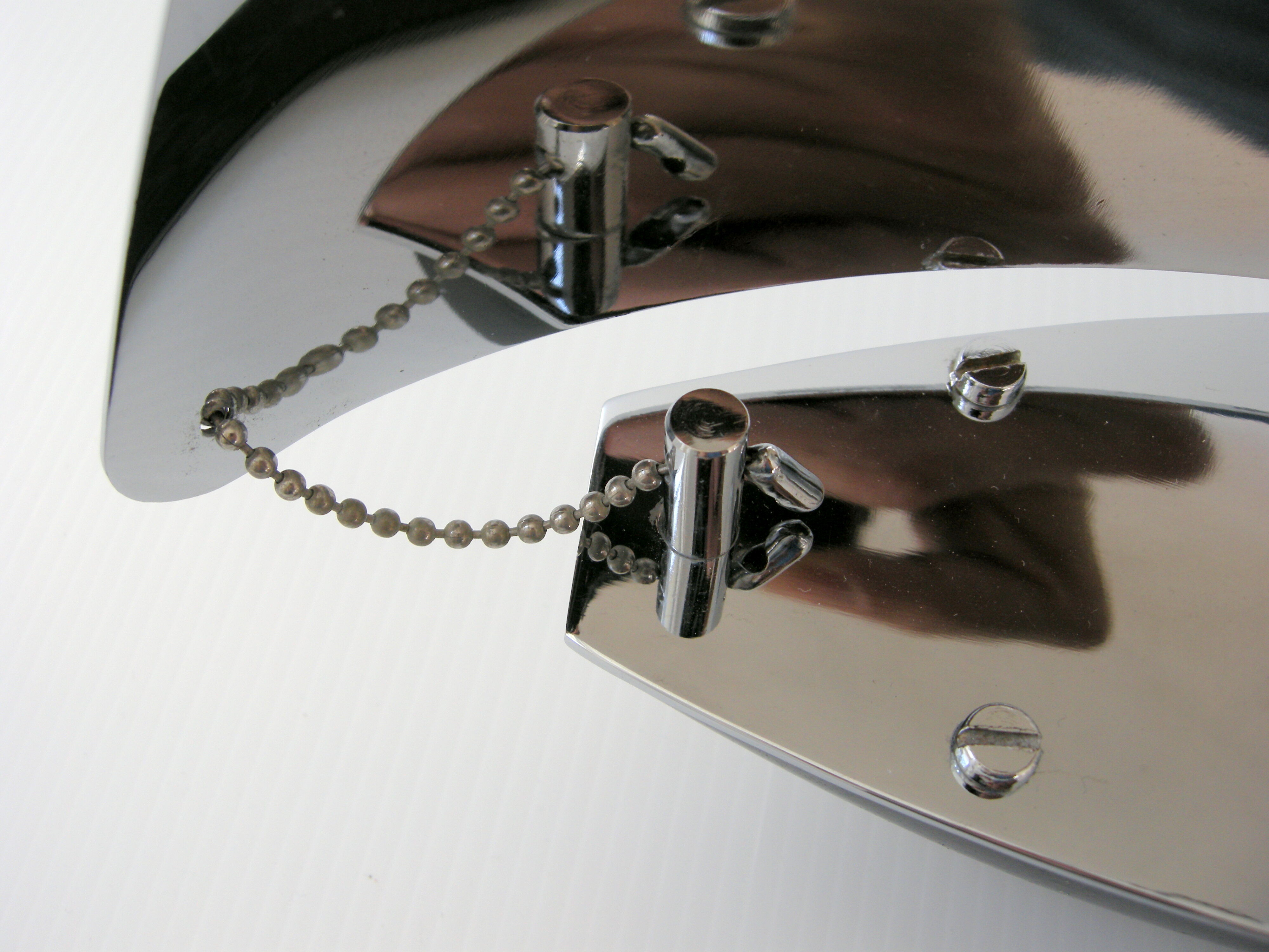 Vintage sailboat lamp 1970 chrome