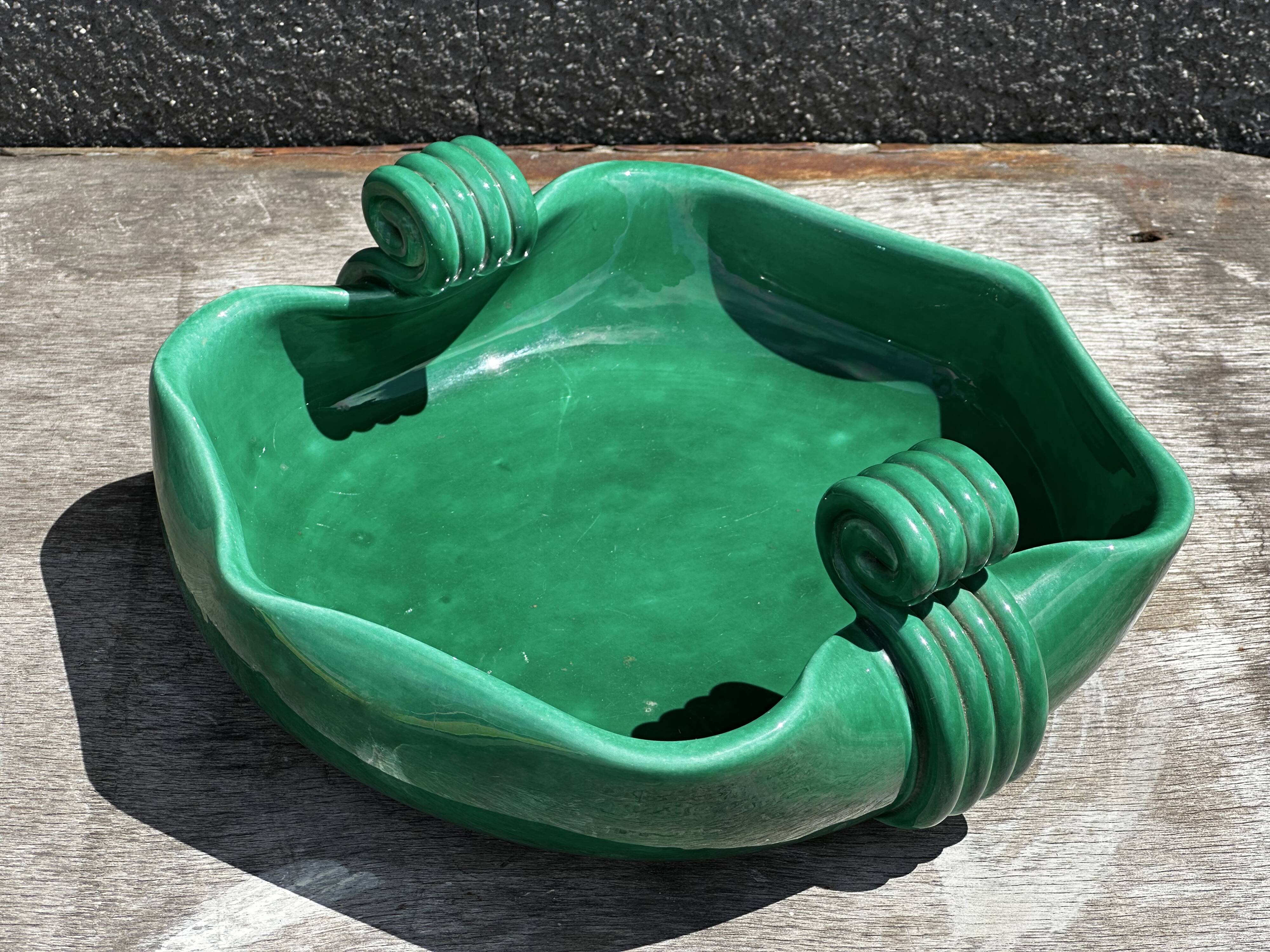 Art Deco 1930s Vallauris Ceramic Empty Pocket Cup