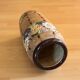 Handmade marked ceramic floor vase, vintage from the 70s