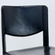 Set of 4 Matteo Grassi chairs in black leather – Italian design