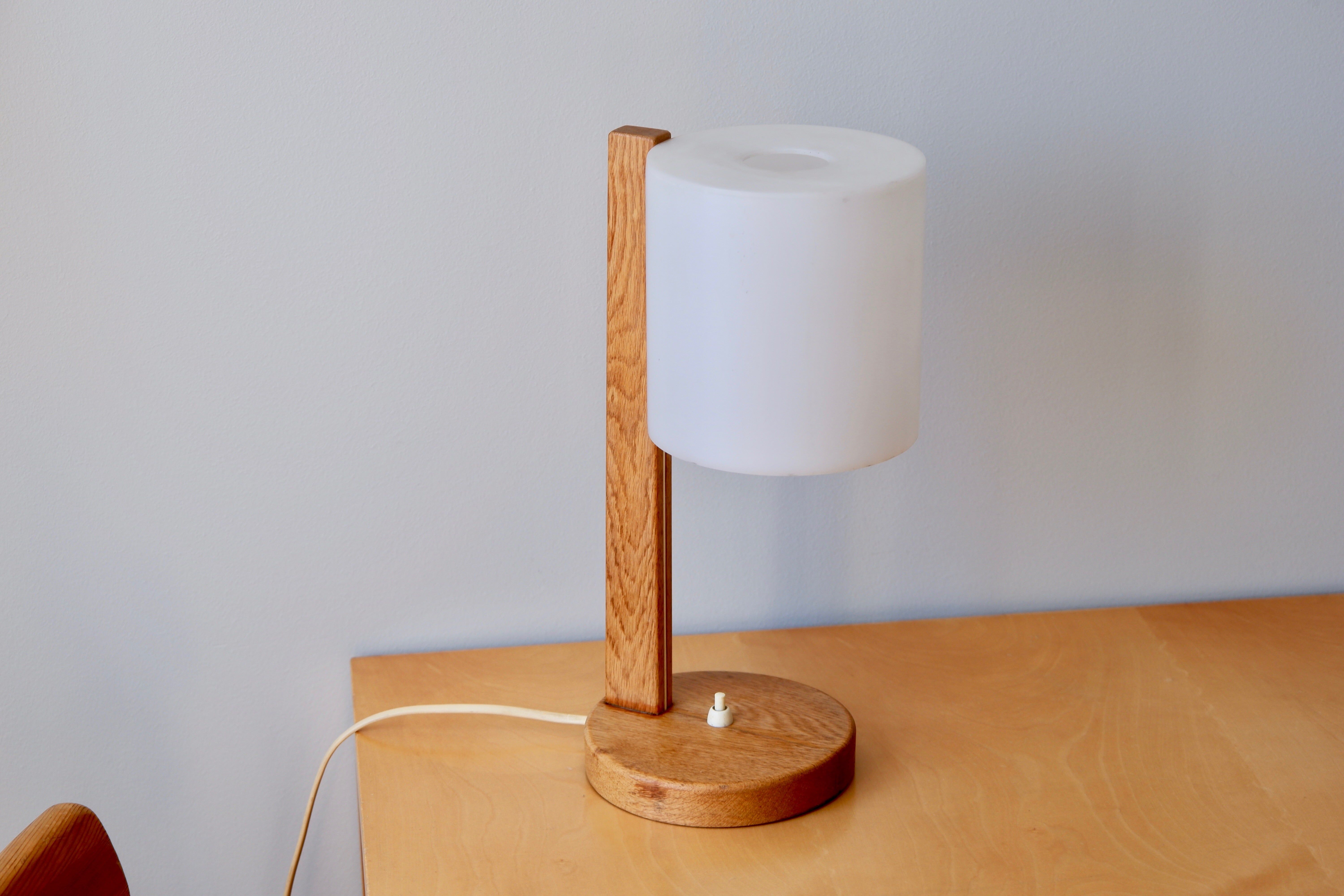 Uno & östen kristiansson, prototype table lamp for luxus, 1960s