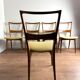 Lot de 5 chaises scandinaves vintage