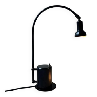 Minimalist Memphis design arc table lamp from the 80s.