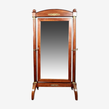 Psyche mirror on foot Empire period in mahogany circa 1810