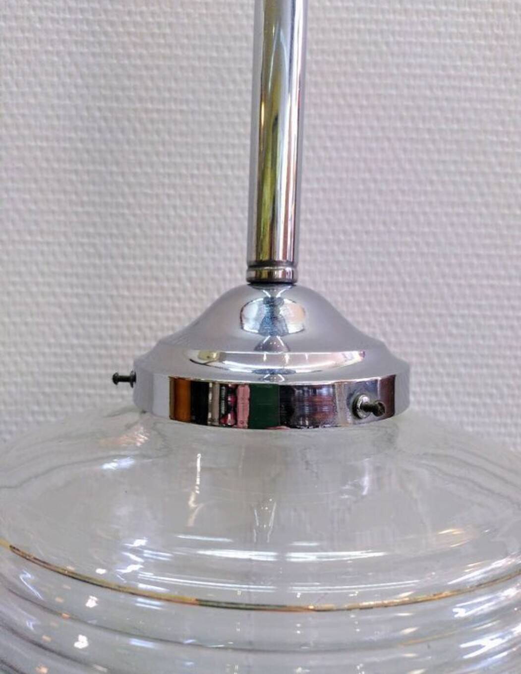 Lustre globe Art Deco