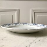 Round dish in Iron Earth K&G Lunéville model "Angèle" late 19th century