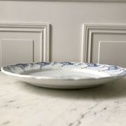 Round dish in Iron Earth K&G Lunéville model "Angèle" late 19th century