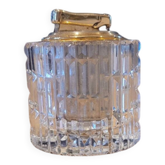 Colibri table lighter in cut glass