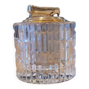 Briquet de table Colibri en verre ciselé