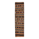 3x12 Pinstriped Kilim Runner Rug, 91x349Cm