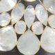 Vintage 1970s shell pendant lamp ceiling light lampshade