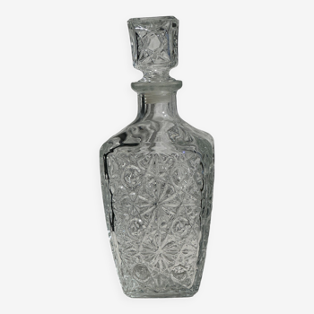 Carafe à whisky motif géométrique étoiles H24