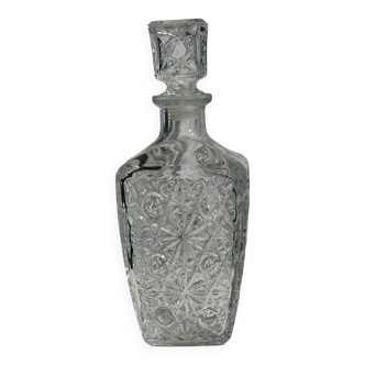 Carafe à whisky motif géométrique étoiles H24