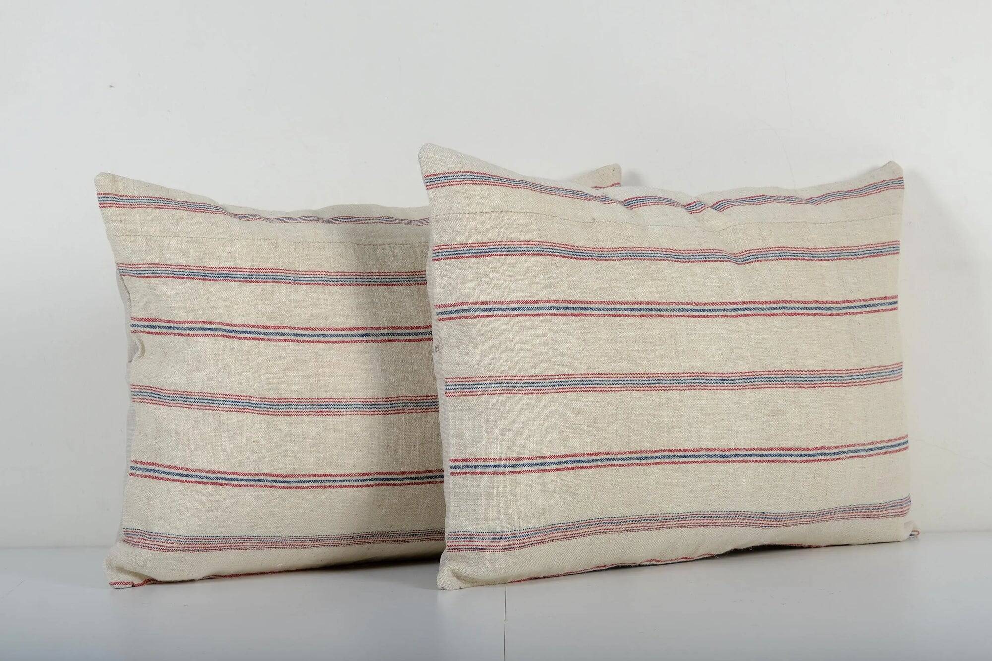 Set of 2 vintage Turkish cushion covers 41x61 cm