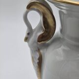 Limoges porcelain vase Castel decorated in the Empire style Saint-Cloud