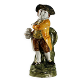 Cruche ancienne Toby Staffordshire en céramique, Angleterre, XIX Century