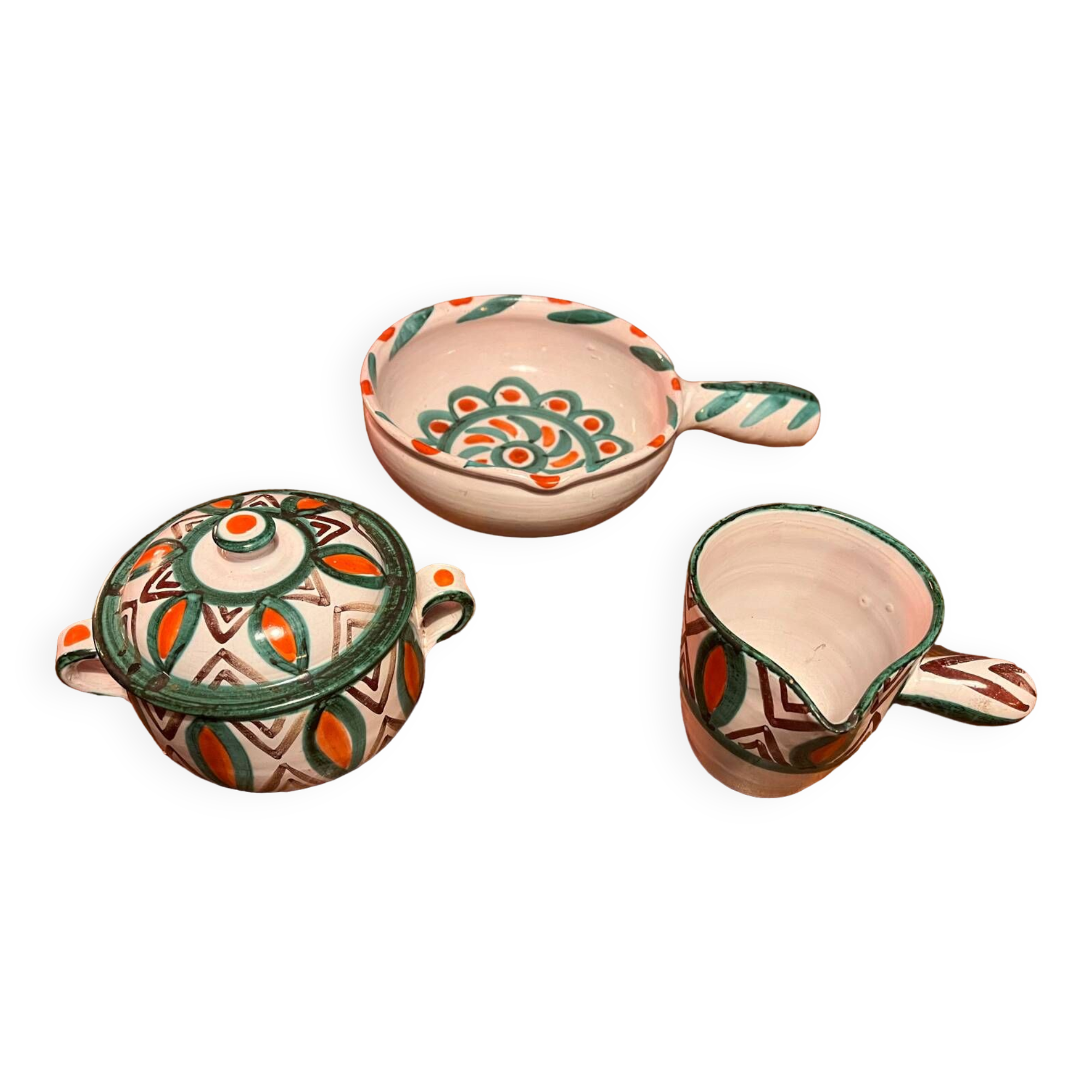 3 Fazio ceramic pieces