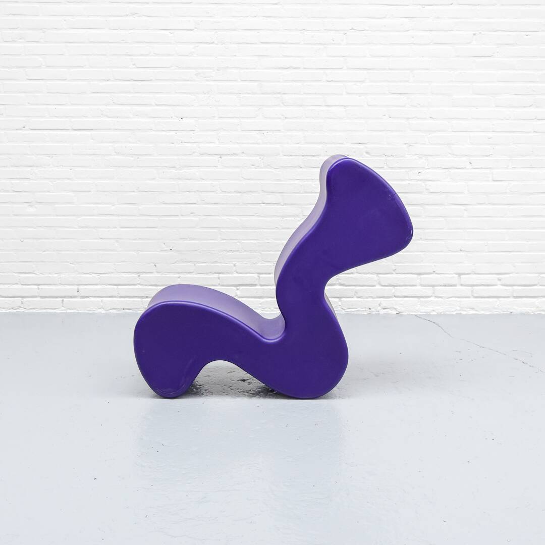 Chaise Purple Phantom de Verner Panton pour Innovation