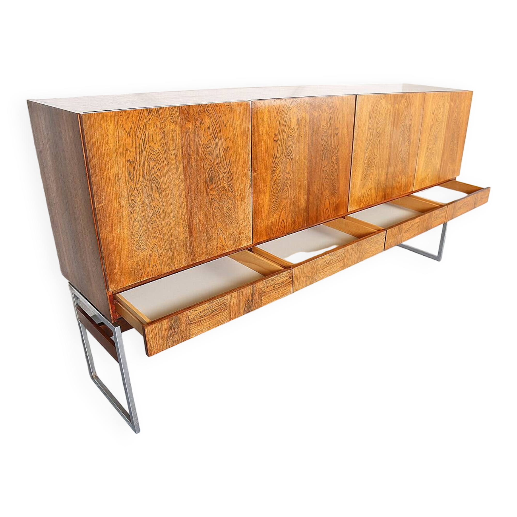 Rudolf B. Glatzel for Fristho Franeker Credenza Highboard Rosewood 60s