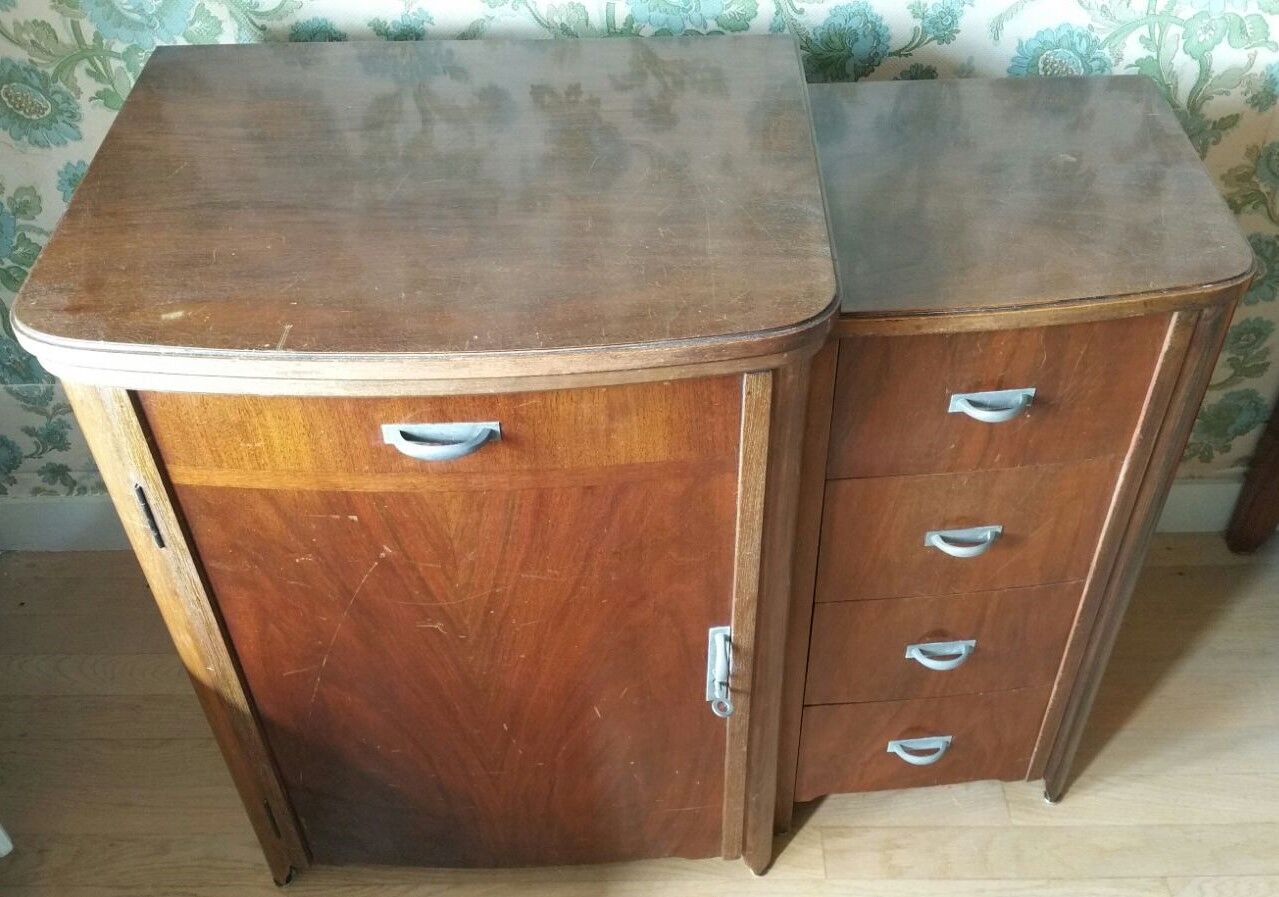 Furniture sewing old singer machine