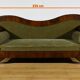 Canapé en Ronce d’Acajou, style Biedermeier – Fin XIXe
