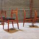 Set of 4 french chairs in scandinavian style year 60