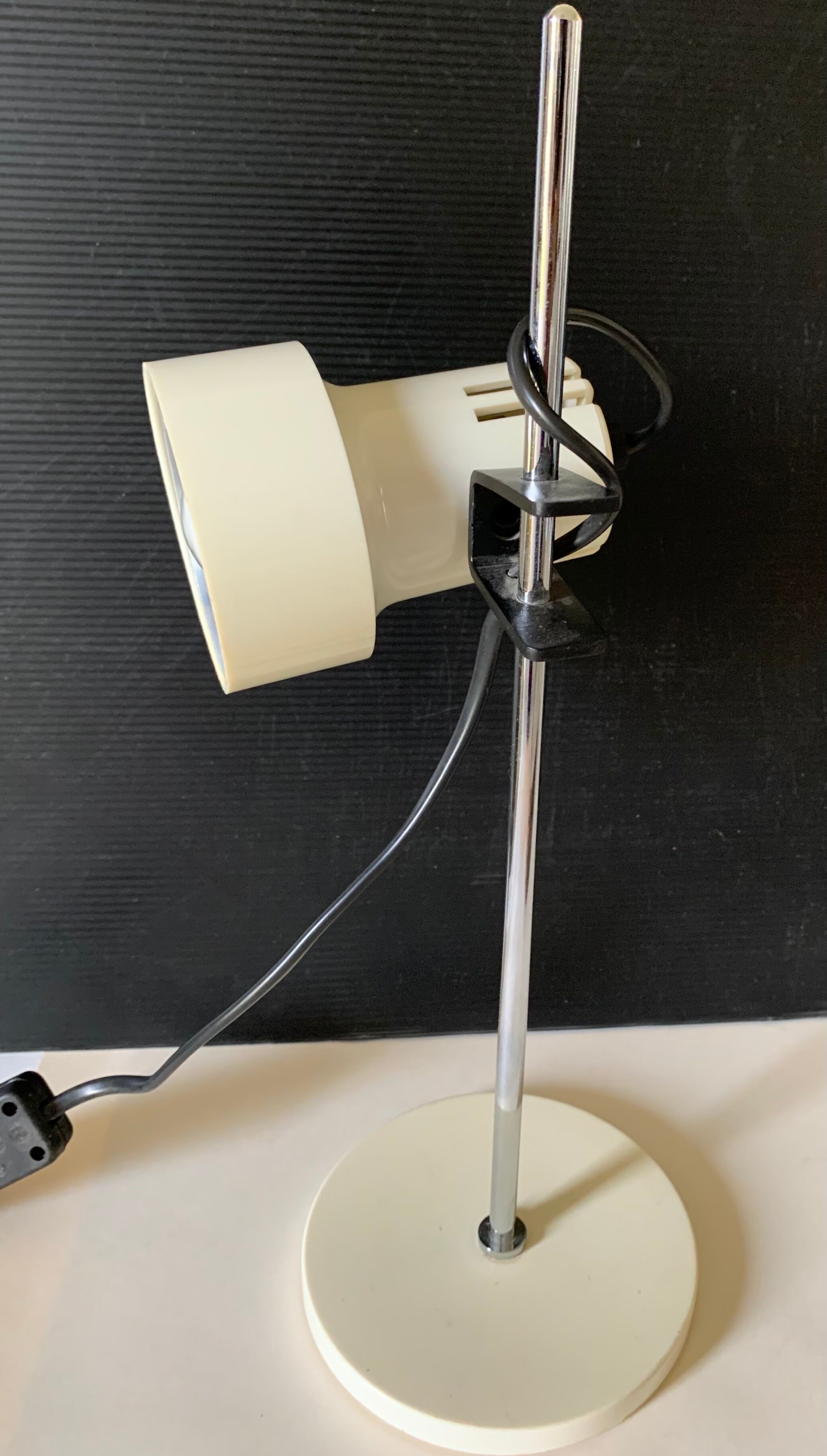 Vintage white desk lamp
