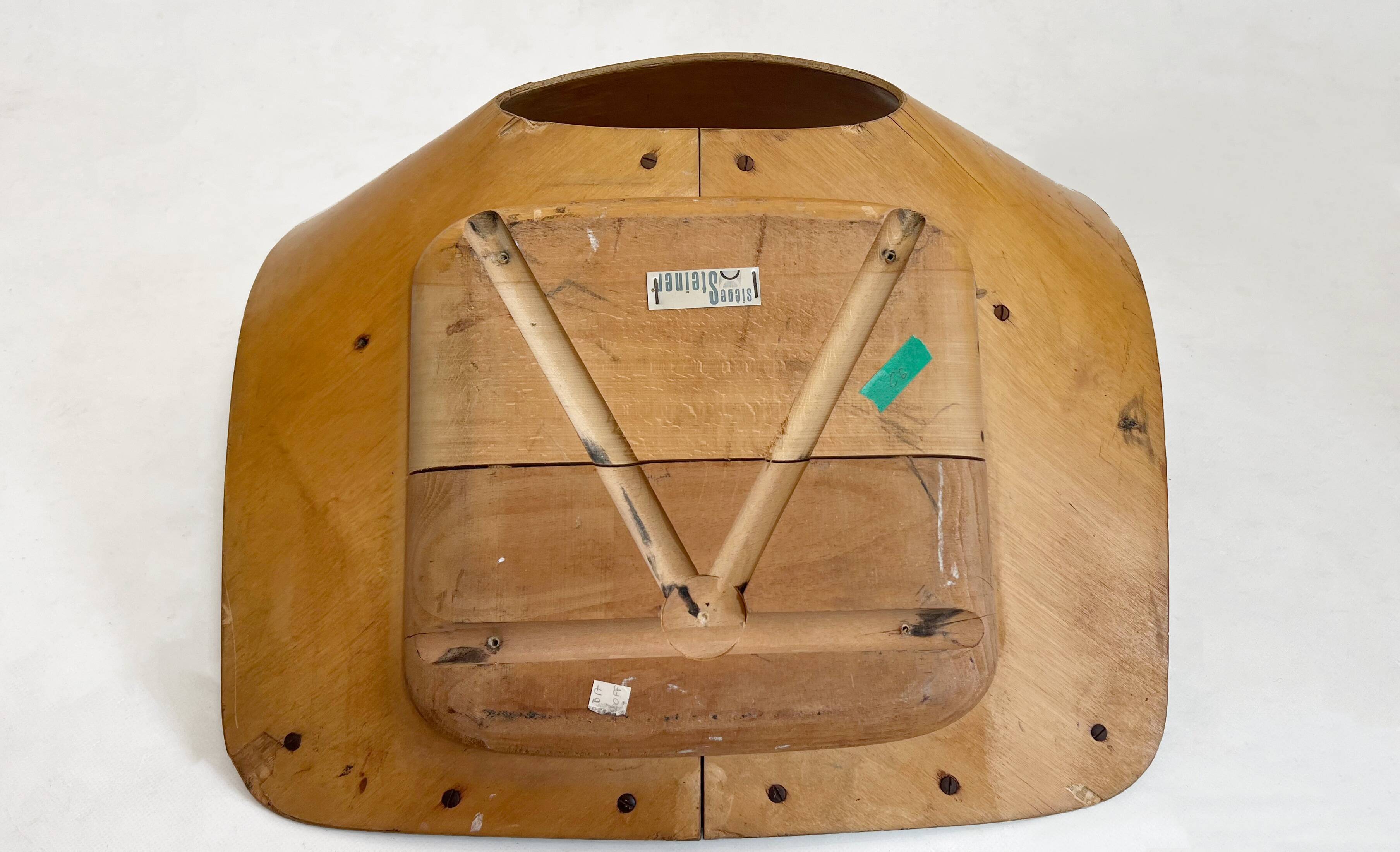 Pierre Guariche, Tonneau chair no. 6, 1950s.