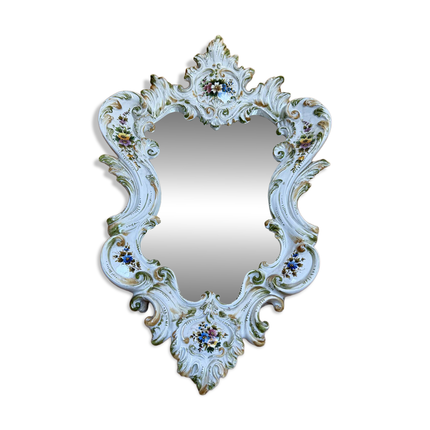 Miroir porcelaine style