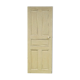 Old interior door wood painted vintage porcelain handle N°3